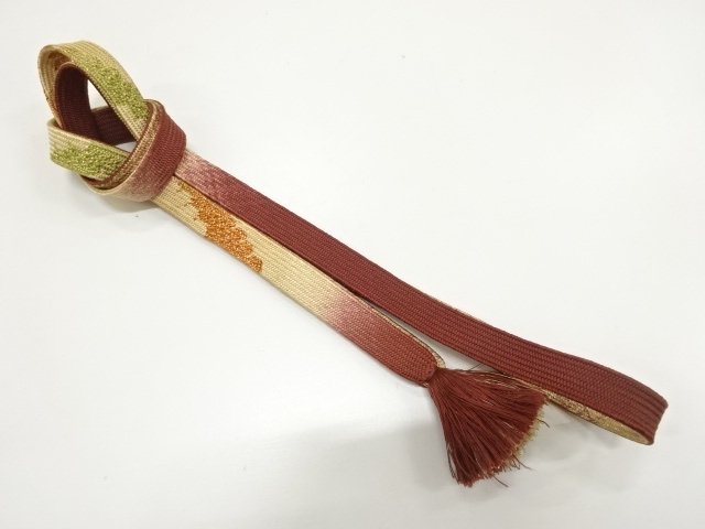 JAPANESE KIMONO / HAND-TIED OBIJIME CORD